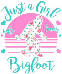 Cute Just a Girl Who Loves Bigfoot Baby Bodysuit